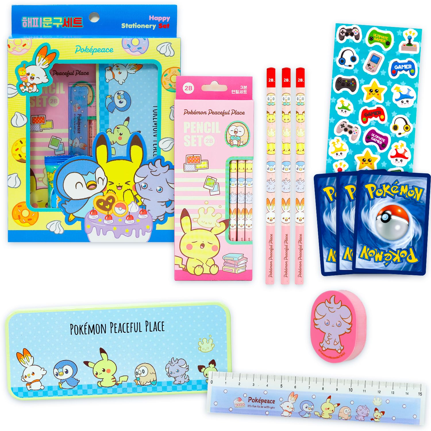 Amazon.co.jp: ポケモン文房具セット 学校用 - ピカチュウ鉛筆、ミニ